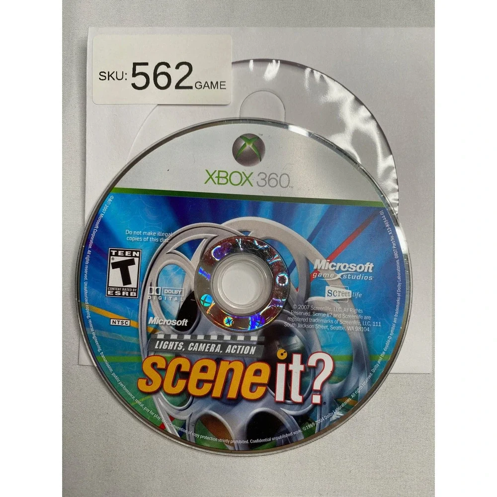 Scene It? Lights Camera Action Microsoft Xbox 360